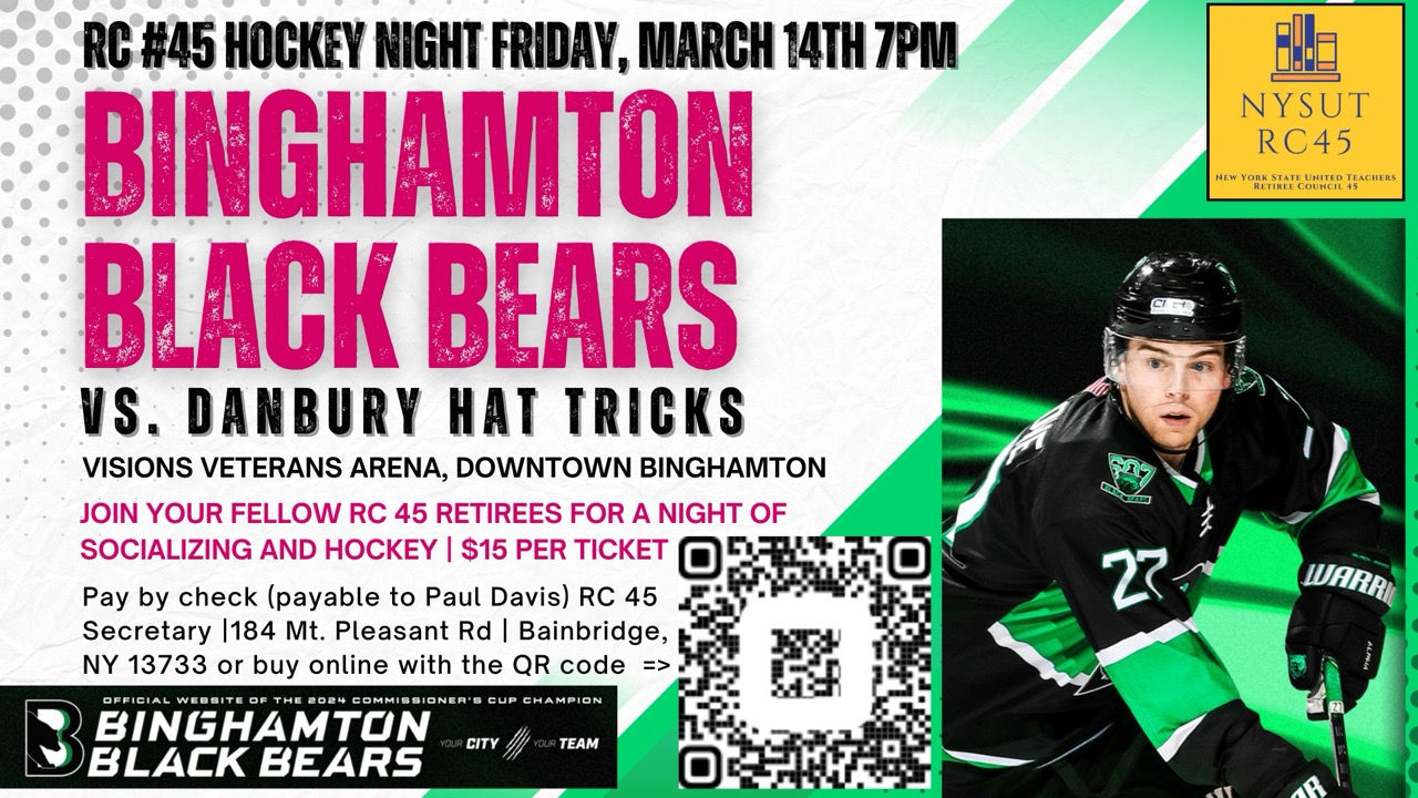 RC 45 Hockey night Friday March 14th